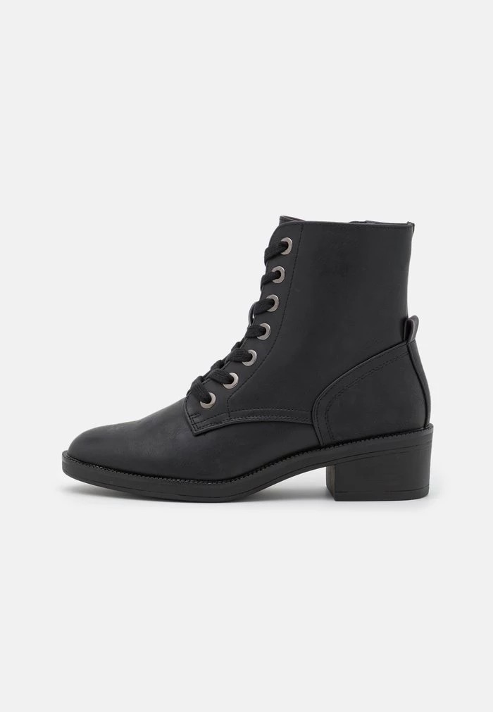 Bottines ANNA FIELD Anna Field Lace-up Ankle Boots Noir Femme | QRY-9706993